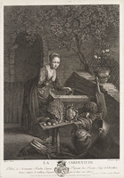 KG 13508
<br/>
De tuinierster
<br/>
<em>Basan, Pierre François (1723-1797)</em>